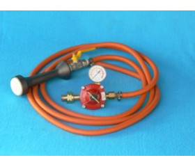Brenner, 3 m Schlauch, Druckregler