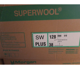 Superwool isoliermatte 1200°C, 60 cm breit 3,8 cm dick, pro rolle 4,88 meter