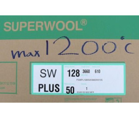 Superwool Isoliermatte 1200ºC, 60 cm breit, 5 cm dick, pro meter