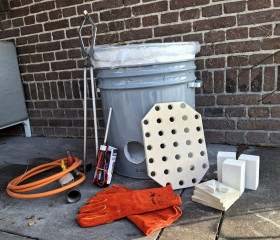 Raku gasoven 52 liter complete set